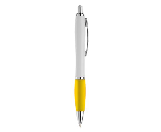 Kugelschreiber Hawaï weiß Weiss, Gelb -  LT80432-N0141