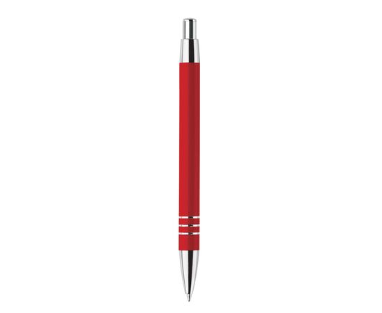 Stylo bille dans étui tube métal Rouge -  LT80536-N0021