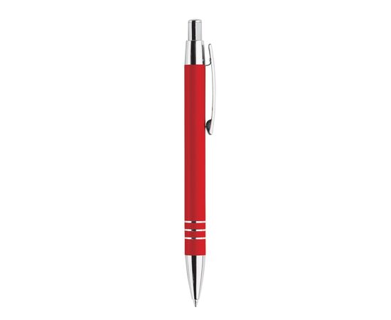 Stylo bille dans étui tube métal Rouge -  LT80536-N0021