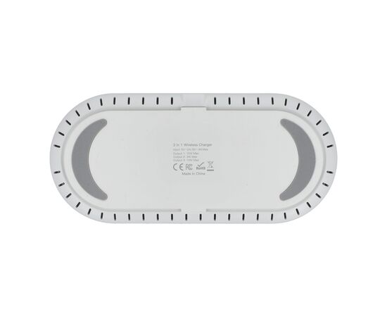 3-in-1 Draadloze Oplader 15 W, Smartphone / Apple Watch / AirPod Wit -  LT95560-N0001