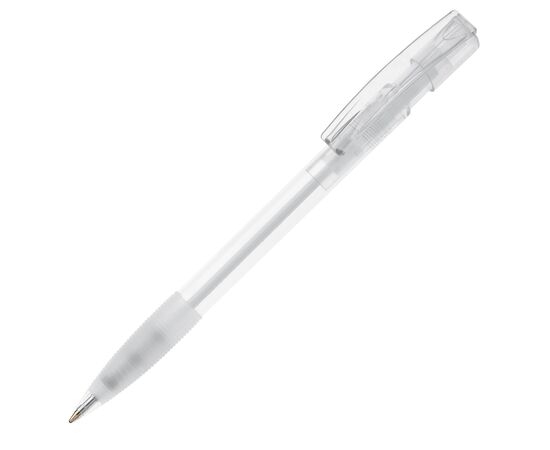 Balpen Nash grip transparant Transparant, Wit -  LT80802-N0401