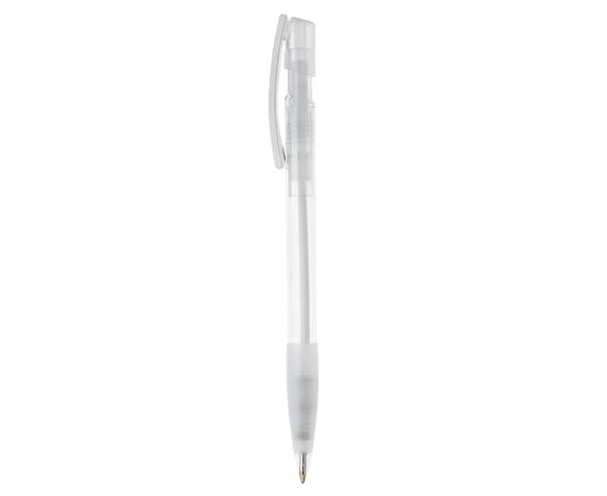 Balpen Nash grip transparant Transparant, Wit -  LT80802-N0401