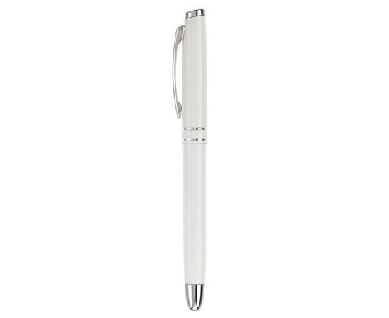 Aluminium Rollerball mit 2 Ringen Weiß -  LT81155-N0001