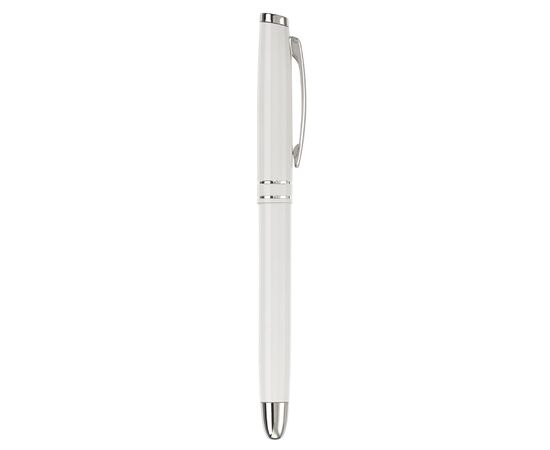 Aluminium Rollerball mit 2 Ringen Weiß -  LT81155-N0001