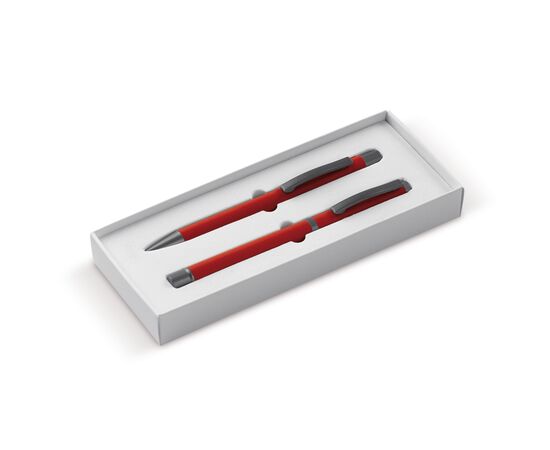 Parure métal NEW YORK Rouge -  LT82912-N0021