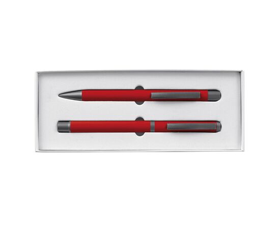 Parure métal NEW YORK Rouge -  LT82912-N0021