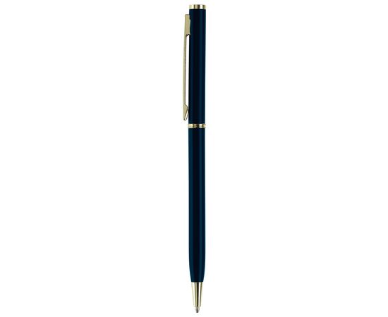 Metallkugelschreiber Slim mit Gold Applikation Blau -  LT87060-N0011