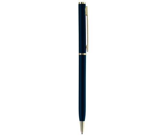 Metallkugelschreiber Slim mit Gold Applikation Blau -  LT87060-N0011