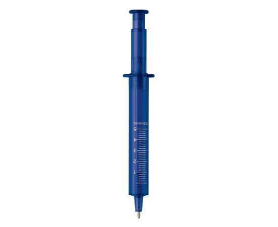 Injectiespuitpen transparant Transparant, Blauw -  LT87227-N0411