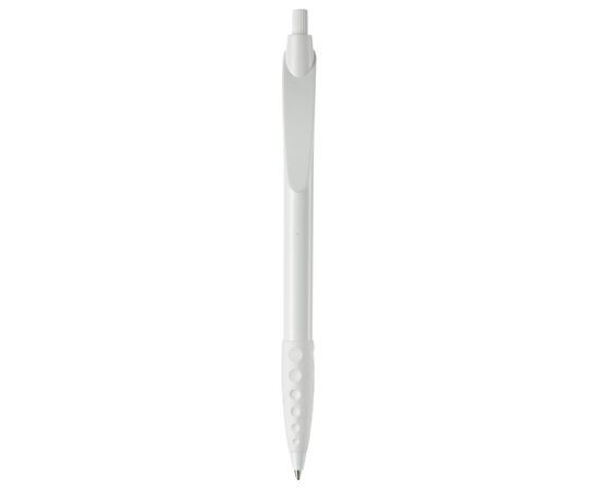 Cosmo ball pen rubber grip HC White, White -  LT87622-N0101