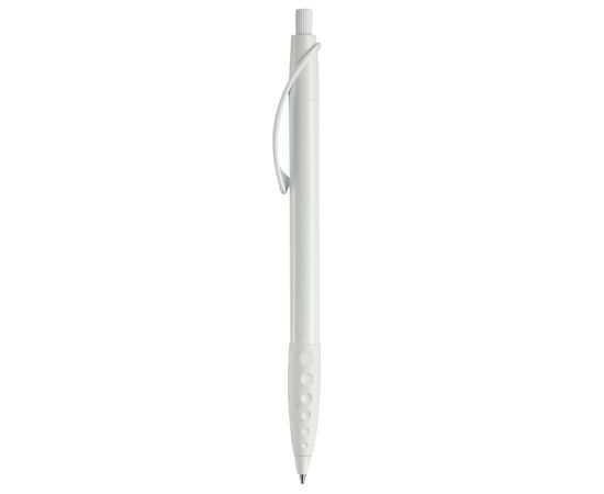 Cosmo ball pen rubber grip HC White, White -  LT87622-N0101