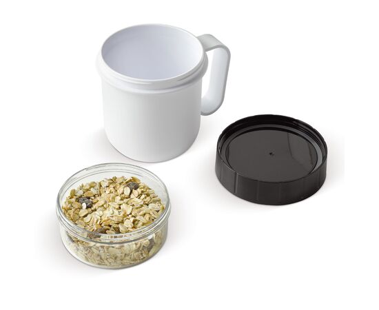 Mug déjeuner à emporter 520+230ml Blanc -  LT90410-N0001