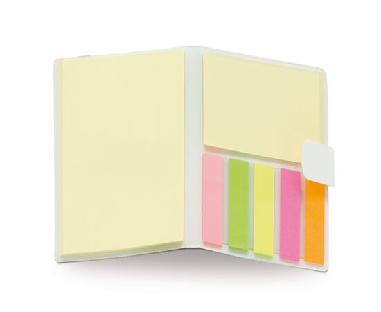 Carnet avec marques pages Blanc -  LT90869-N0001 Carnet avec marques pages Blanc -  LT90869-N0001