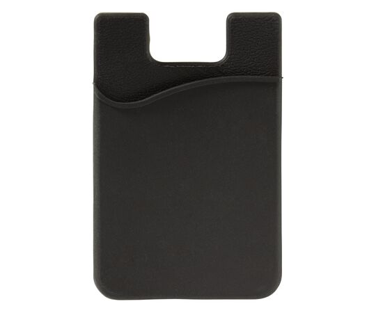 Telefon Silikon Kartenhalter Schwarz - empty LT90979-N0002