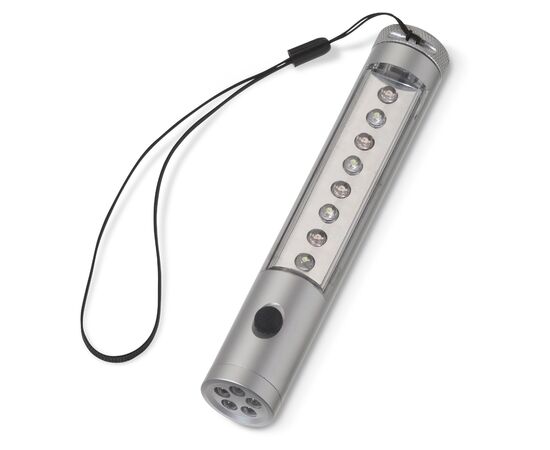 Aluminum torch magnet 5+8 LED Silver -  LT90997-N0005