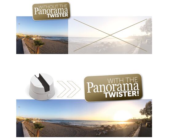 Telefoonstandaard panorama Wit, Zwart - empty LT91144-N0102