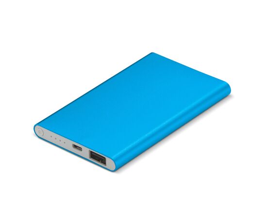 Slim Powerbank 4000mAh Lichtblauw - empty LT91174-N0012