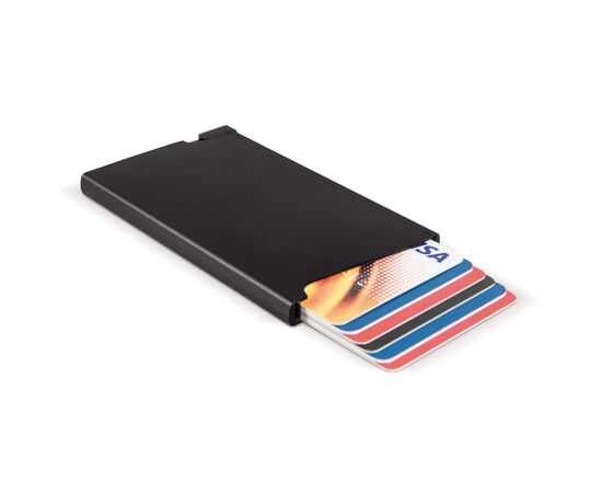 RFID aluminium bankpashouder Zwart -  LT91190-N0002