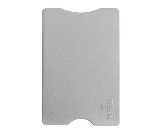 Porte-cartes bancaire anti-RFID (étui en plastique rigide) Argent -  LT91241-N0005