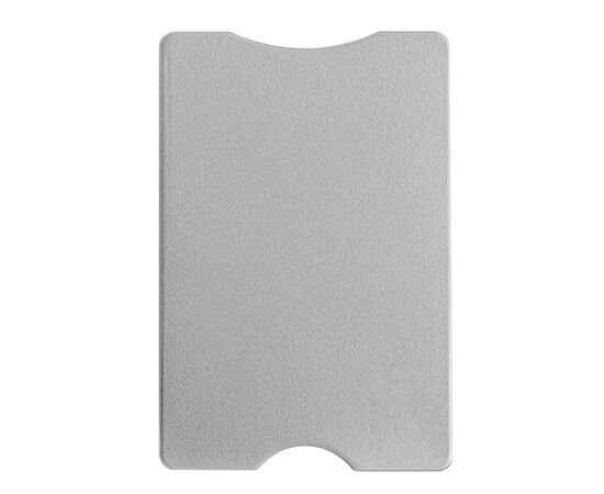 Porte-cartes bancaire anti-RFID (étui en plastique rigide) Argent -  LT91241-N0005