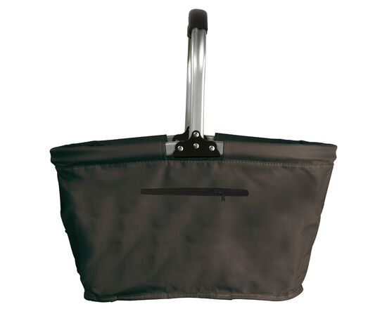 Picknickmand opvouwbaar 2-in-1 koeltas 600D Zwart -  LT91498-N0002