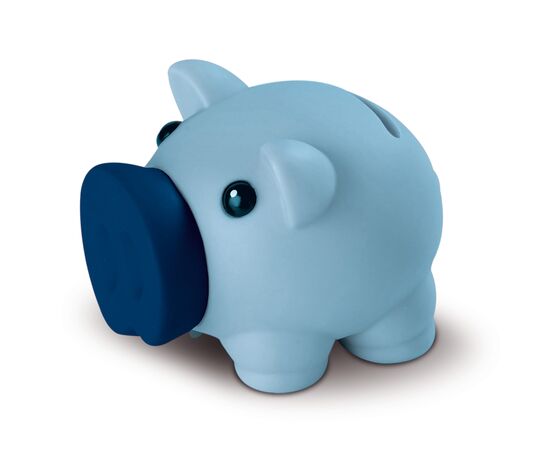 Little piggy swientie - piggy bank Light blue -  LT91539-N0012