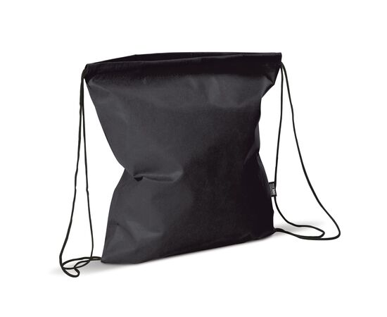 Drawstring bag non-woven 75g/m² Black -  LT91602-N0002