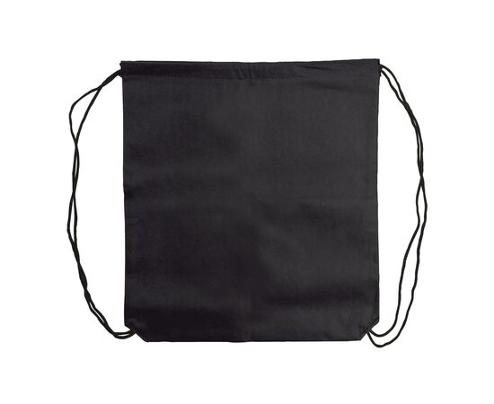 Drawstring bag non-woven 75g/m² Black -  LT91602-N0002