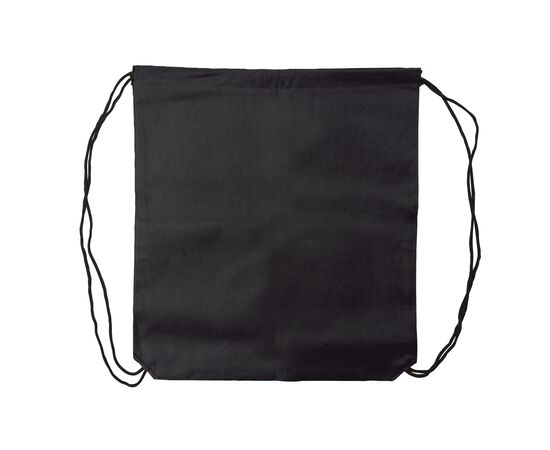Drawstring bag non-woven 75g/m² Black -  LT91602-N0002