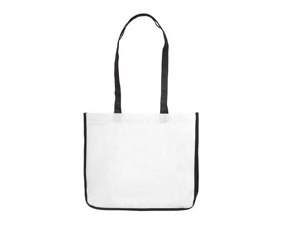 Grand sac shopping non-tissé 120g/m² Blanc -  LT91644-N0001
