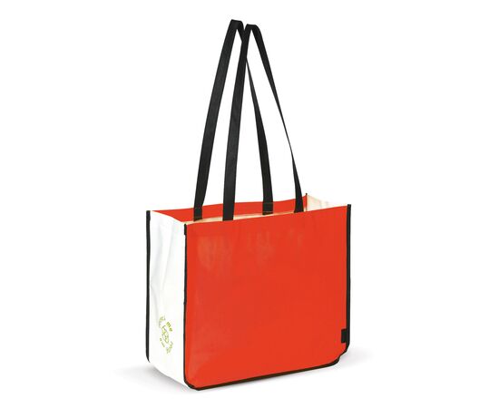 Grand sac shopping non-tissé 120g/m² Rouge -  LT91644-N0021