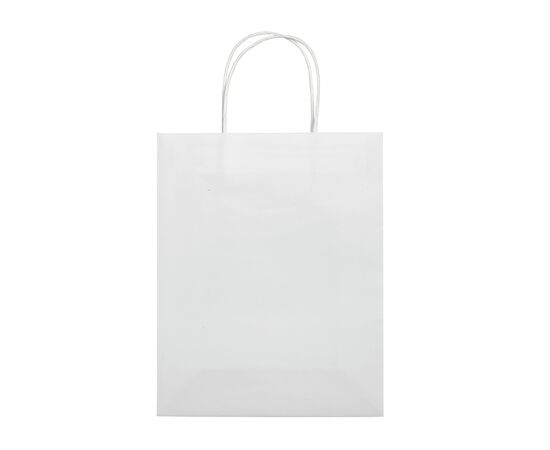 Mittlere Papiertasche im Eco Look 120g/m² Weiß -  LT91717-N0001 Mittlere Papiertasche im Eco Look 120g/m² Weiß -  LT91717-N0001