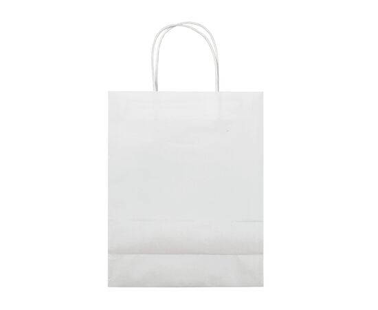 Mittlere Papiertasche im Eco Look 120g/m² Weiß -  LT91717-N0001 Mittlere Papiertasche im Eco Look 120g/m² Weiß -  LT91717-N0001