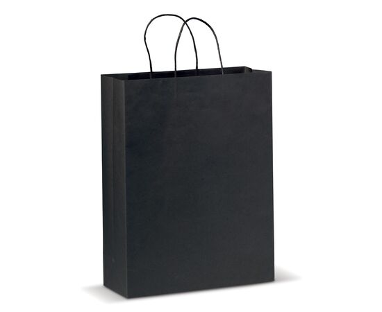 Draagtas papier groot 120g/m² Zwart -  LT91718-N0002