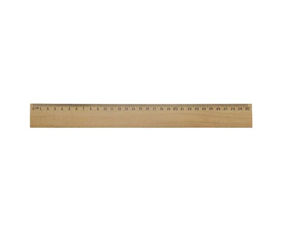 Règle en bois 30cm Bois -  LT91927-N0093