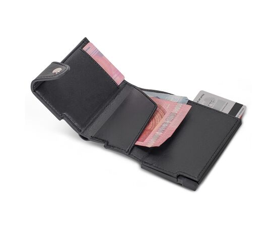 RFID card holder with wallet Black, Black -  LT92190-N0202