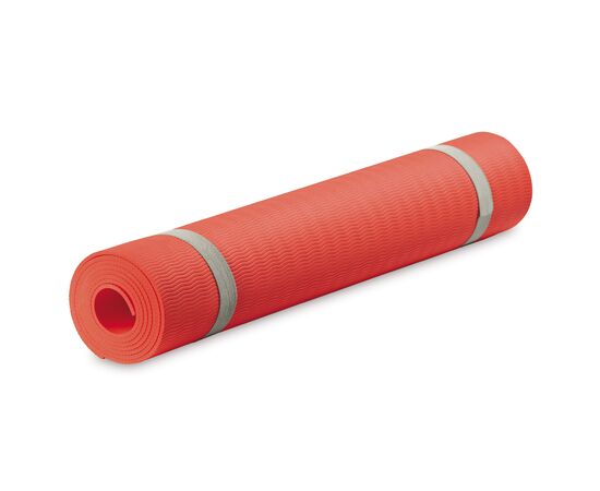 Fitness-Yogamatte mit Trageriemen Rot -  LT93241-N0021