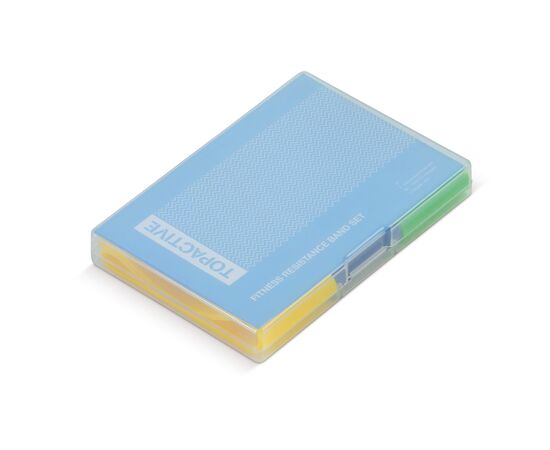 Fitness weerstandsbanden set Transparant - empty LT93244-N0004