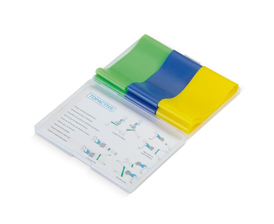 Fitness weerstandsbanden set Transparant - empty LT93244-N0004
