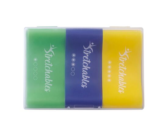 Fitness weerstandsbanden set Transparant - empty LT93244-N0004