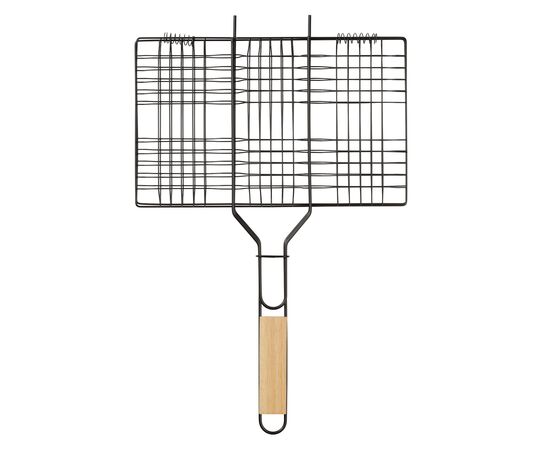 Grill de barbecue rectangulaire Bois - empty LT94521-N0093