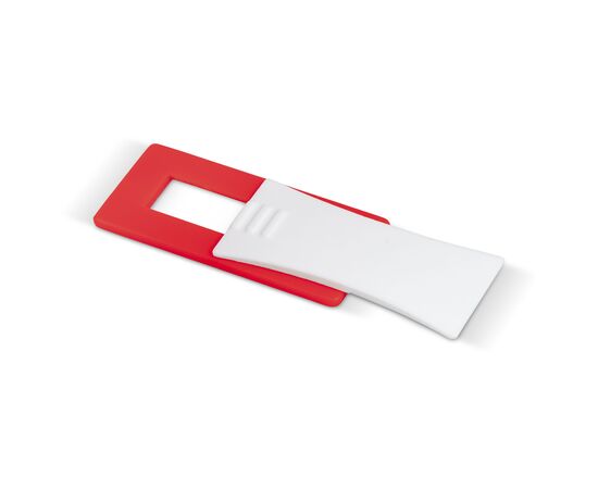 Webcam cover Wit, Rood -  LT95033-N0121