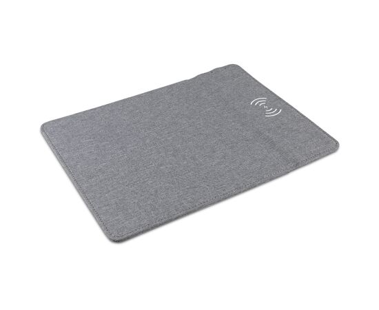 Mousepad with wireless charging pad 5W Grey - empty LT95091-N0061