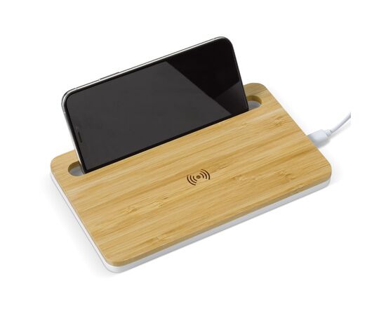 Bamboo wireless charger 5W Wood - empty LT95095-N0093