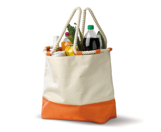 Tragetasche Segeltuch 380g/m² Orange -  LT95103-N0026