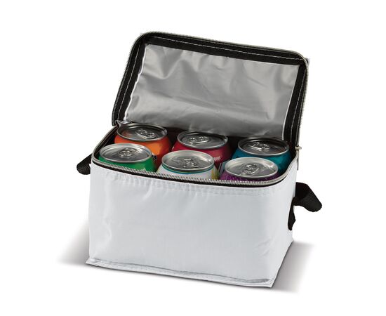 Cooler bag 6pc cans White -  LT95104-N0001