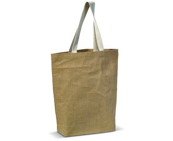 Shoulder bag jute 340g/m² Nature -  LT95108-N0094