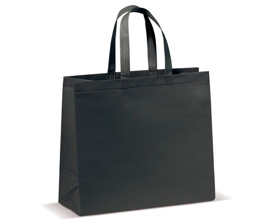 Laminierte Non Woven Tasche 105g/m² Schwarz -  LT95111-N0002