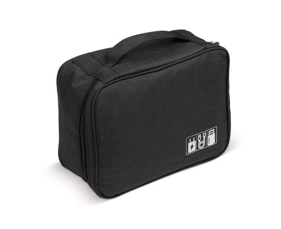 Trousse de voyage pour câbles et chargeurs Noir -  LT95170-N0002