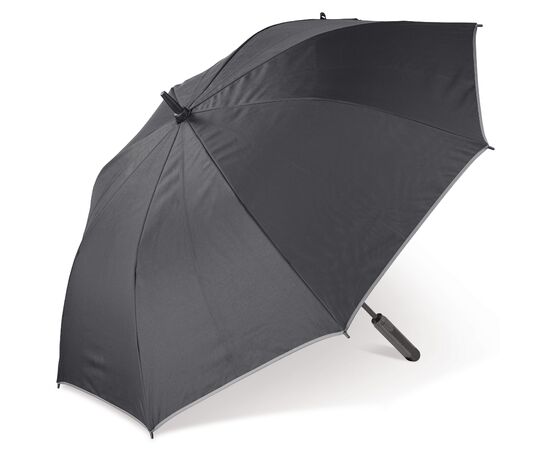 Deluxe dubbellaagse paraplu 25 auto open Zwart, Grijs -  LT97101-N0261